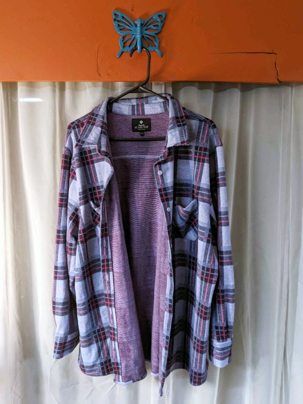 Masseys Favorite Flannel Plaid Top Women's Size XXL